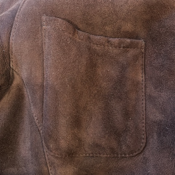 Façonnable Unique Shearling Brown Jacket - Picture 12 of 14